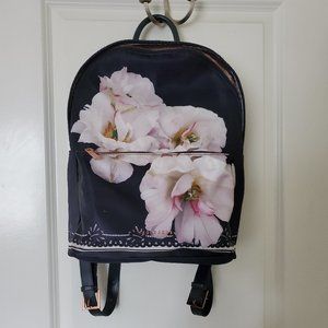 Ted Baker Kayleey Gardenia Floral Backpack Midnight Blue